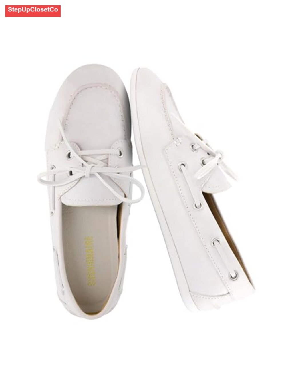 Women's Lightweight Boat Shoes Slip-On Mocc Memory Foam